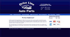 Desktop Screenshot of drivelineautoparts.com