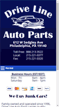 Mobile Screenshot of drivelineautoparts.com